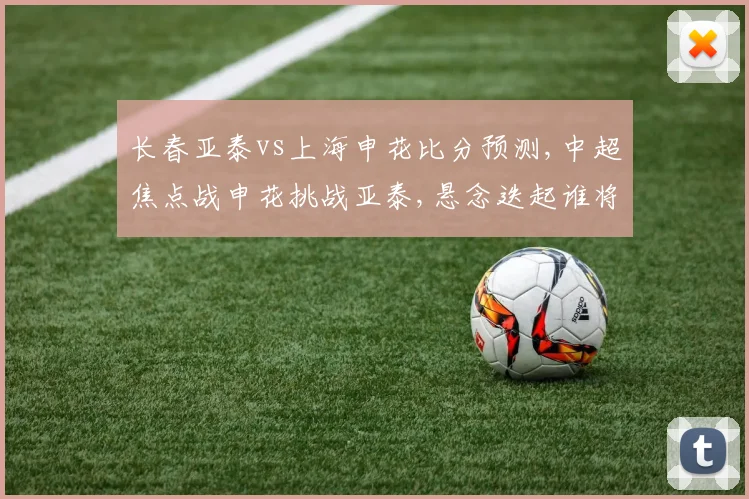 长春亚泰vs上海申花比分预测,中超焦点战申花挑战亚泰,悬念迭起谁将夺冠